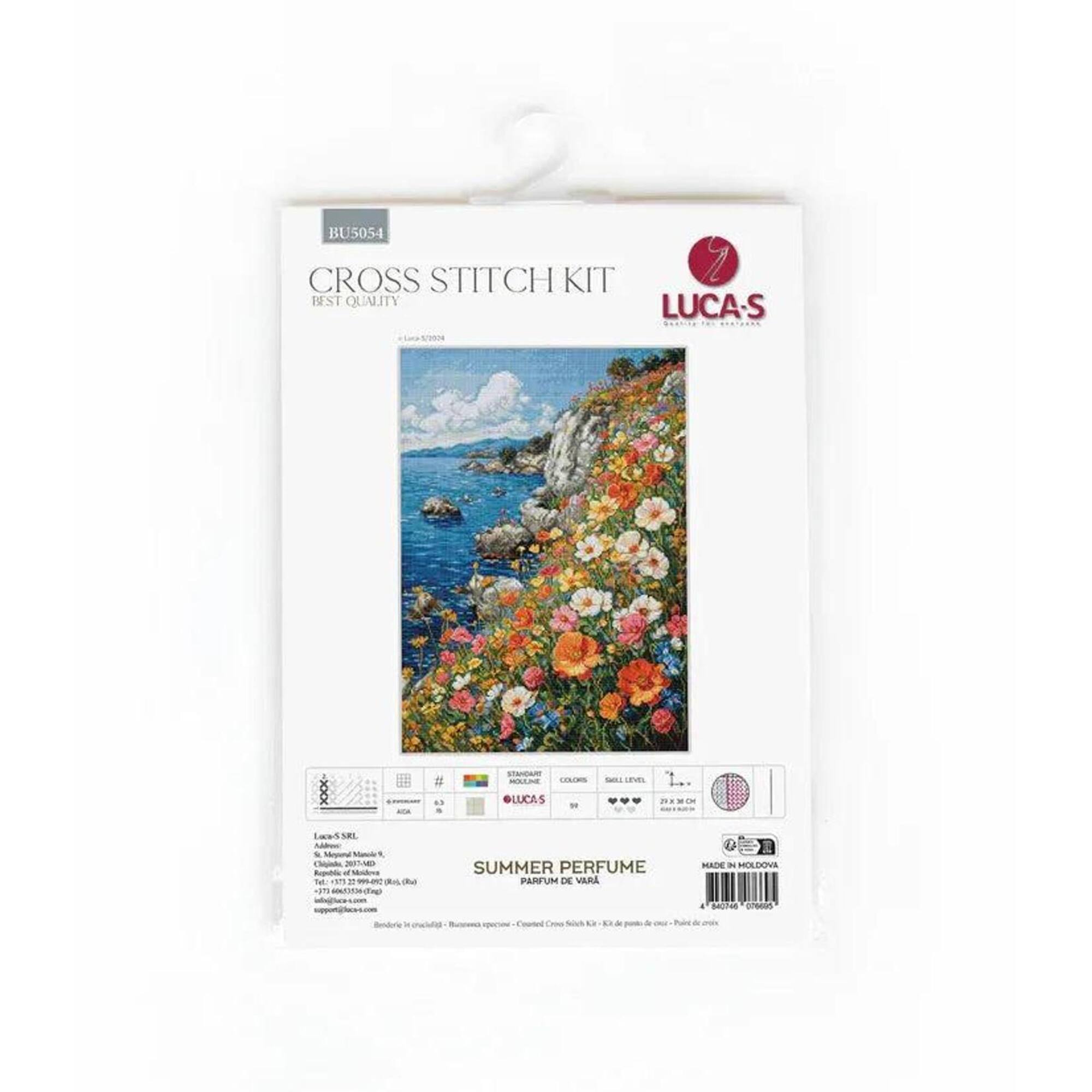 Luca-S Summer Perfume Counted Cross Stitch Kit